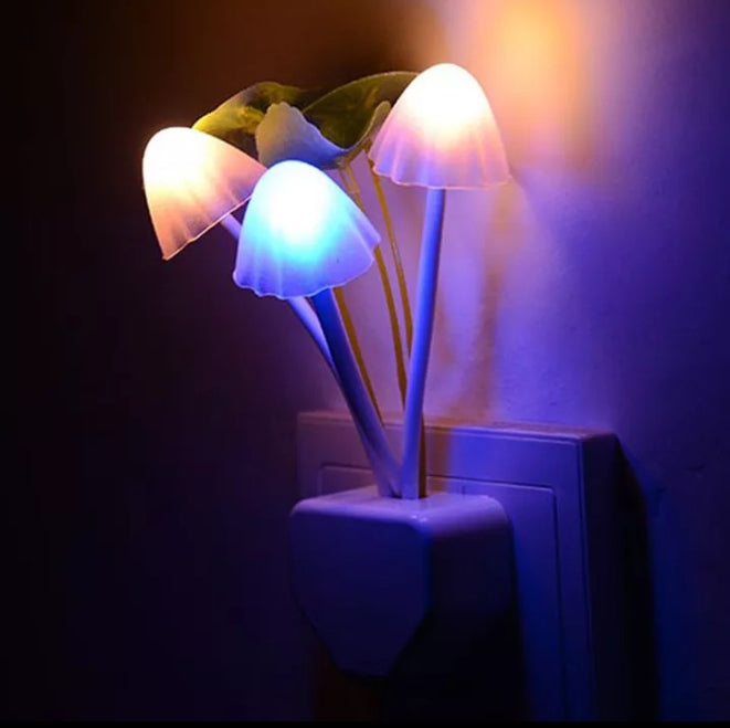 Mushroom 3D LED Light Sensor Lamp ( Pack of 5 )